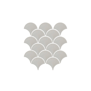 Taupe Fan - ceramic tile